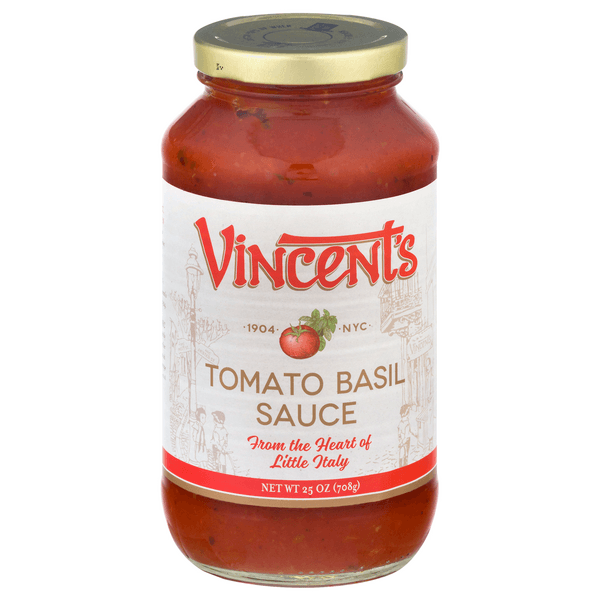 Vincent'S Pasta Sauce Tomato Basil
