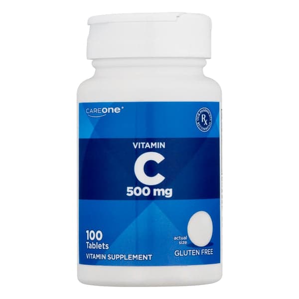 Careone Vitamin C Gluten Free Tablets Gluten Free