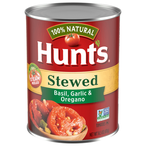 Hunt'S Stewed Tomatoes With Basil Garlic & Oregano
