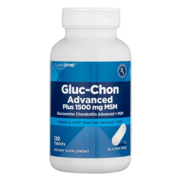 Careone Gluc-Chon Advanced Plus Msm Tablets Gluten Free