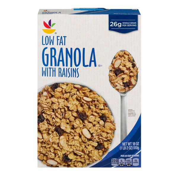 Stop & Shop Granola With Raisins Low Fat