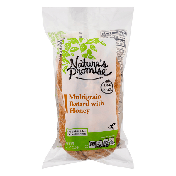Nature'S Promise Free From Take & Bake Multigrain Batard With Honey
