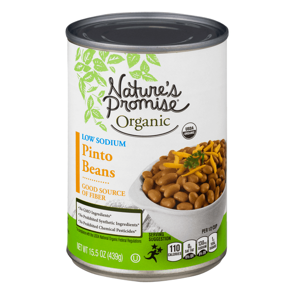 Nature'S Promise Organic Pinto Beans Low Sodium