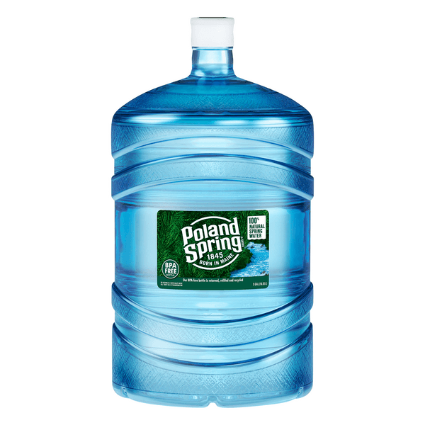 Poland Spring Brand 100% Natural Spring Water, 5-Gallon Plastic Jug