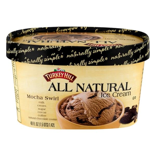 Turkey Hill All Natural Ice Cream Mocha Swirl