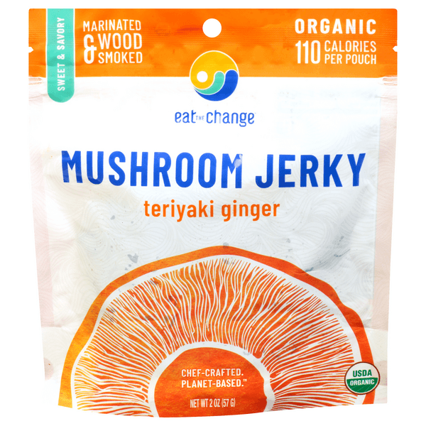 Eat The Change Teriyaki Ginger Mushroom Jerky