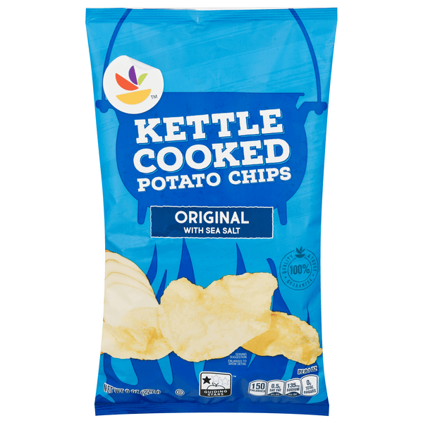 Our Brand Kettle Cooked Potato Chips Original With Sea Salt
