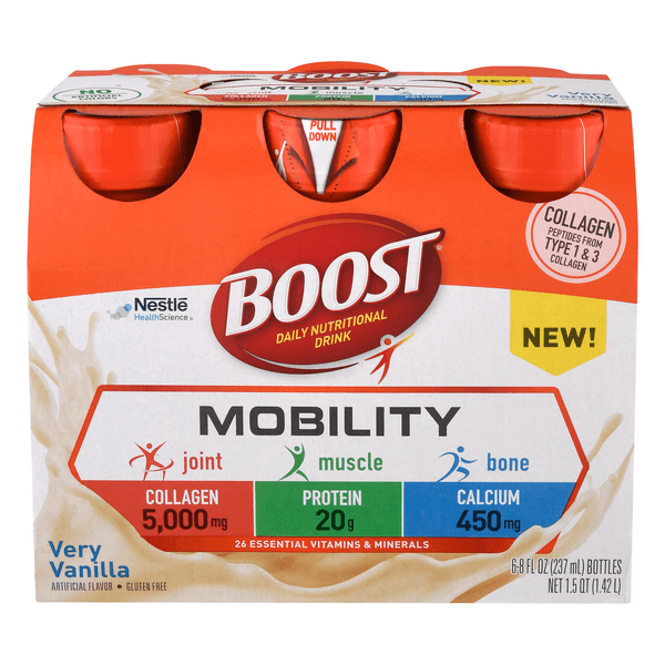 Boost Mobility Daily Nutritional Drink Very Vanilla