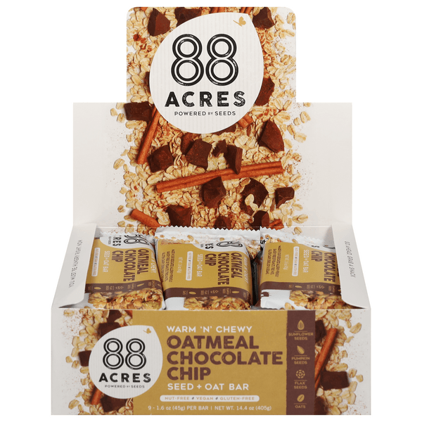88 Acres Seed + Oat Bar Oatmeal Chocolate Chip