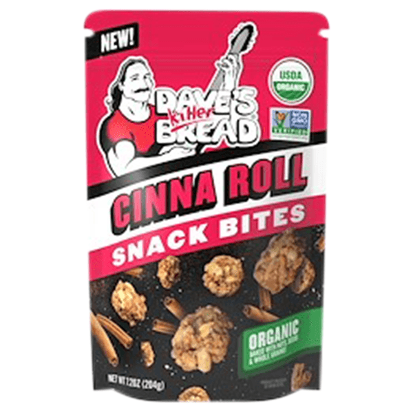 Dave'S Killer Bread Organic Super Cinna Roll Crunchy Snack Bites