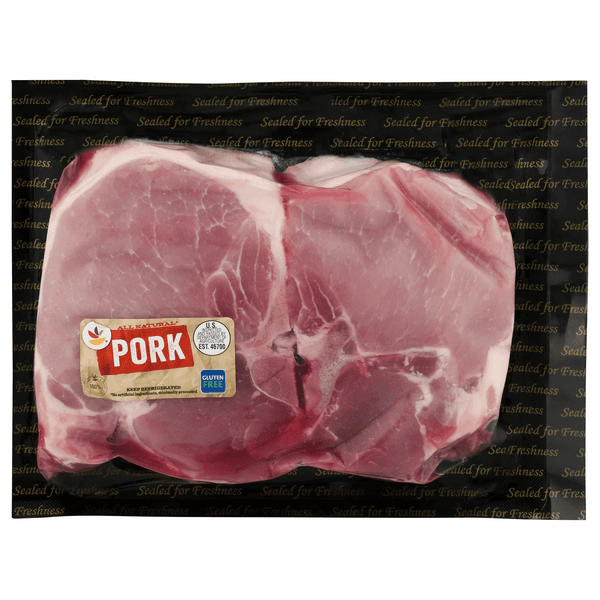 Natural Bone-In Thick Cut Pork Tenderloin Chops