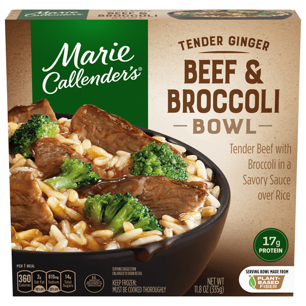 Marie Callender's Tender Ginger Beef & Broccoli Bowl Meal