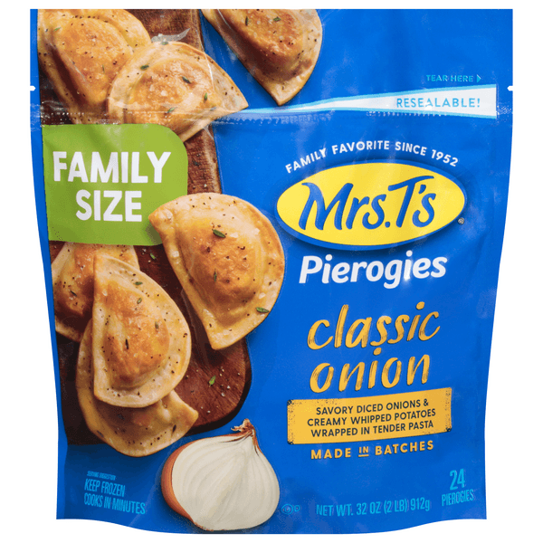Mrs. T'S Pierogies Classic Onion Family Size