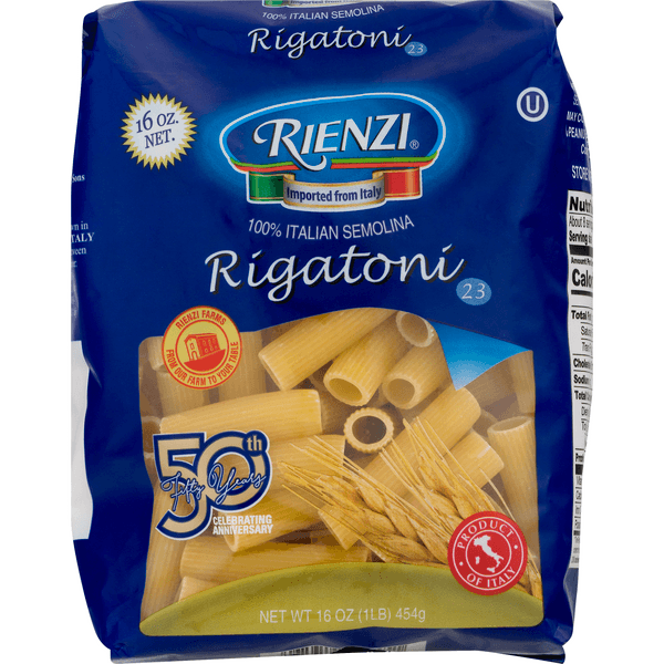 Rienzi Rigatoni Pasta