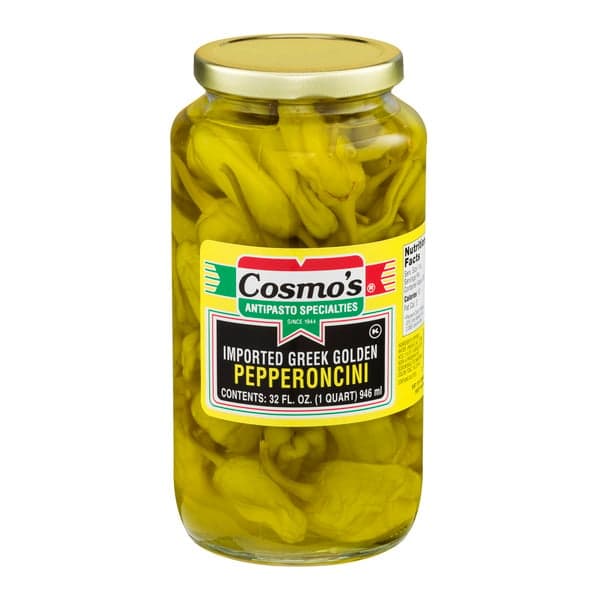 Cosmo'S Pepperoncini Imported Greek Golden