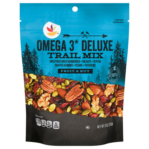 Stop & Shop Omega 3 Deluxe Trail Mix Fruit & Nut