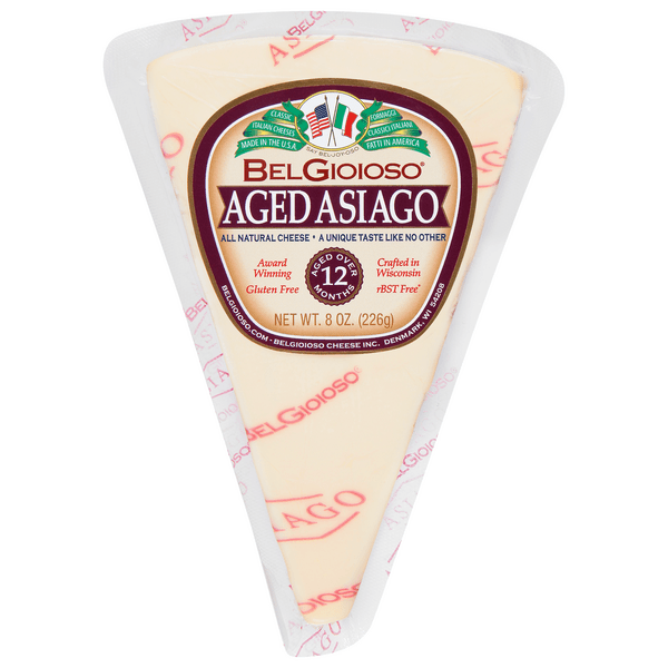 Belgioioso Aged Asiago Cheese Chunk