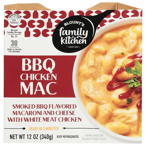 Blounts Family Kitchen Bbq Macaroni & Cheese W/White Chicken Bowl
