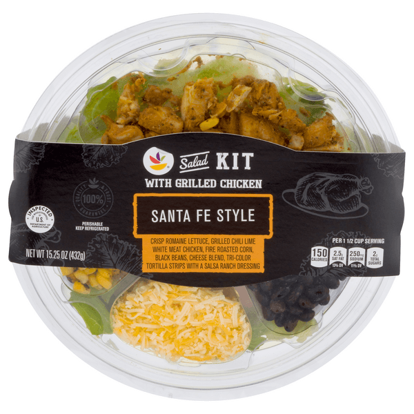 Stop & Shop Santa Fe Style Salad Bowl With Grilled Chicken