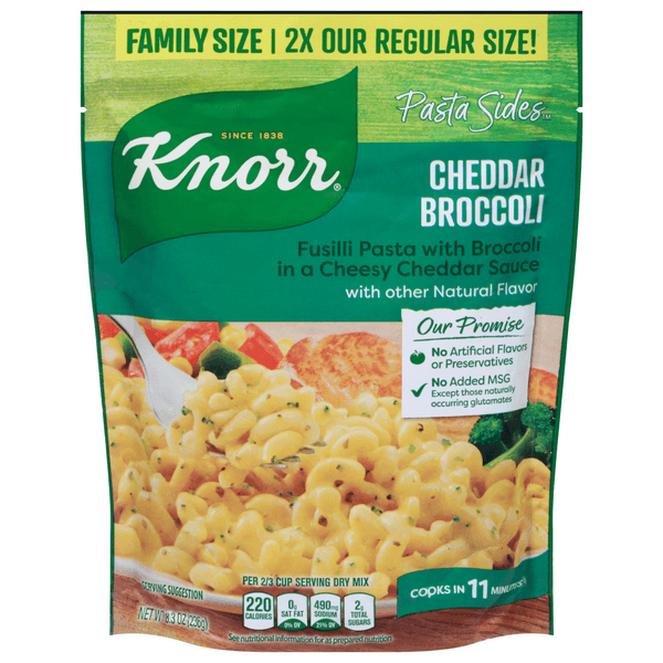Knorr Pasta Sides Cheddar Broccoli Family Size