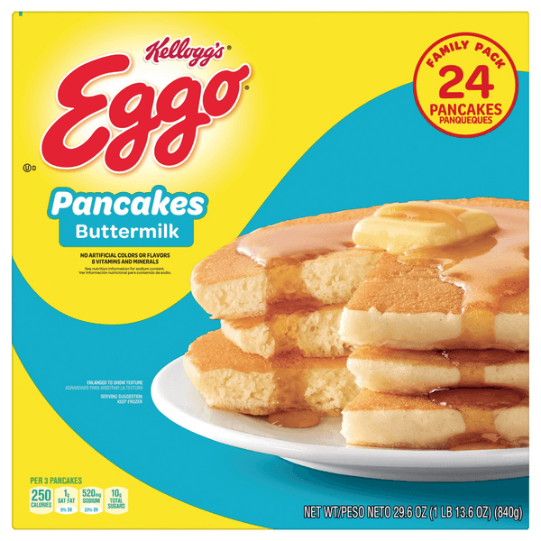 Kellogg'S Eggo Pancakes Buttermilk
