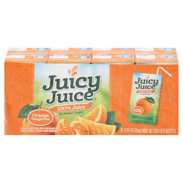 Juicy Juice 100% Orange Tangerine Juice No Added Sugar