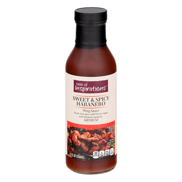 Taste Of Inspirations Wing Sauce Sweet & Spicy Habanero Medium