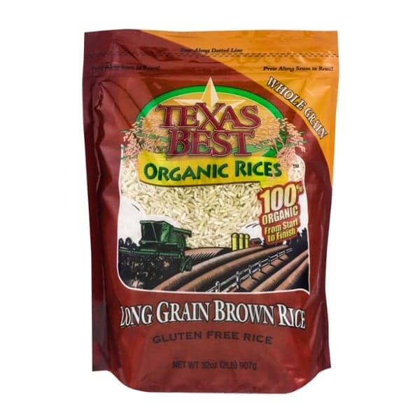 Texas Best Brown Rice Whole Grain Long Grain Organic