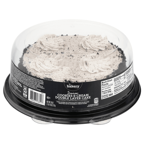 Stop & Shop The Bakery Premium Double Layer Cookies & Cream Cake