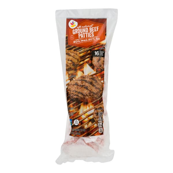 Stop & Shop Ground Beef Patties 80% Lean