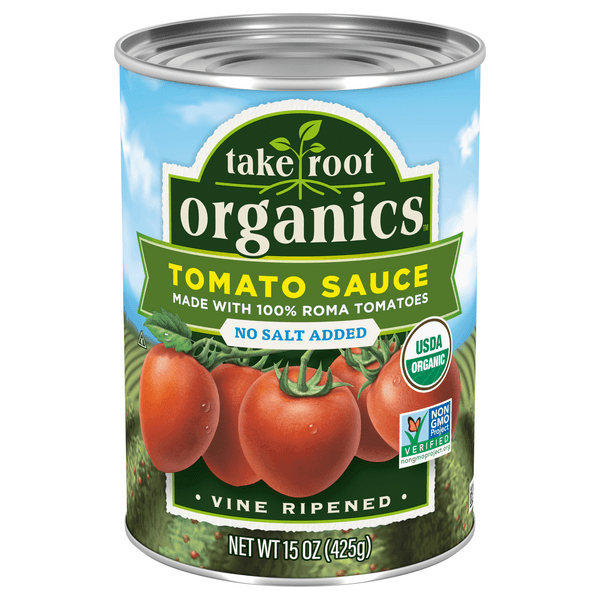 Take Root Organics Organic No Salt Added Tomato Sauce