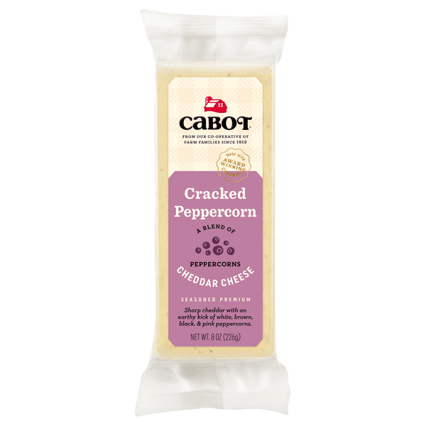 Cabot Cheddar Cheese Cracked Peppercorn