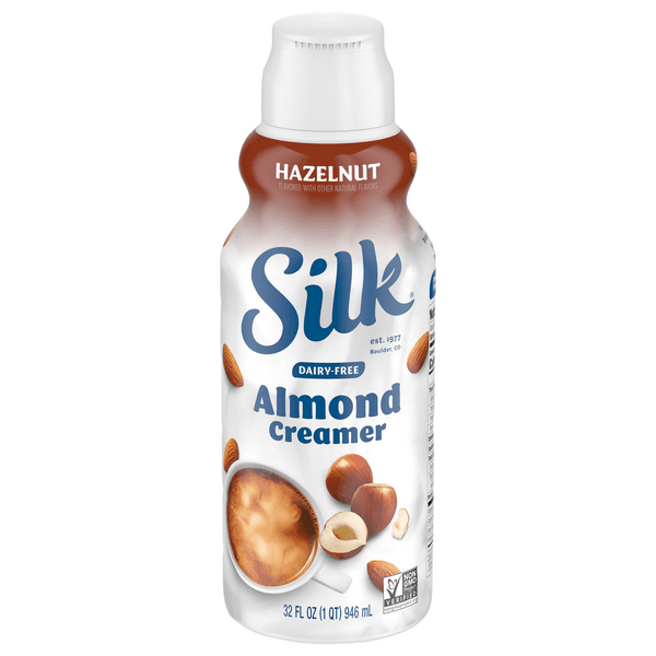Silk Dairy Free Hazelnut Flavored Almondmilk Coffee Creamer