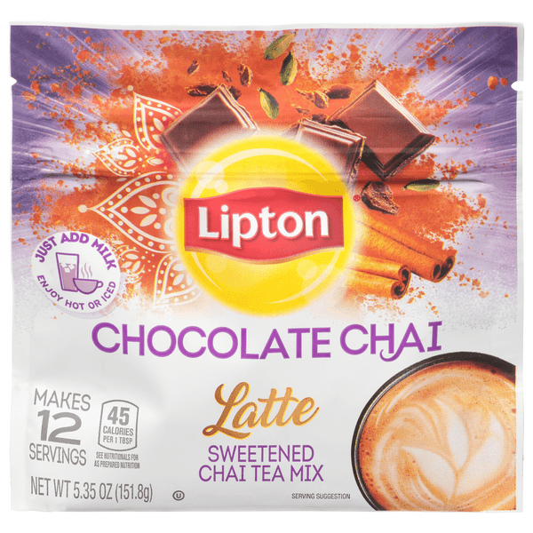 Lipton Sweetened Chocolate Chai Latte Chai Tea Mix