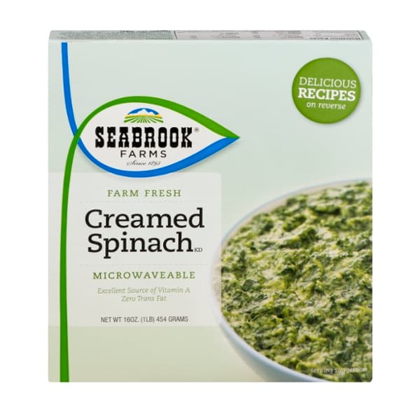 Seabrook Farms Creamed Spinach Microwaveable