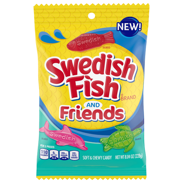 Swedish Fish And Friends Soft & Chewy Candy