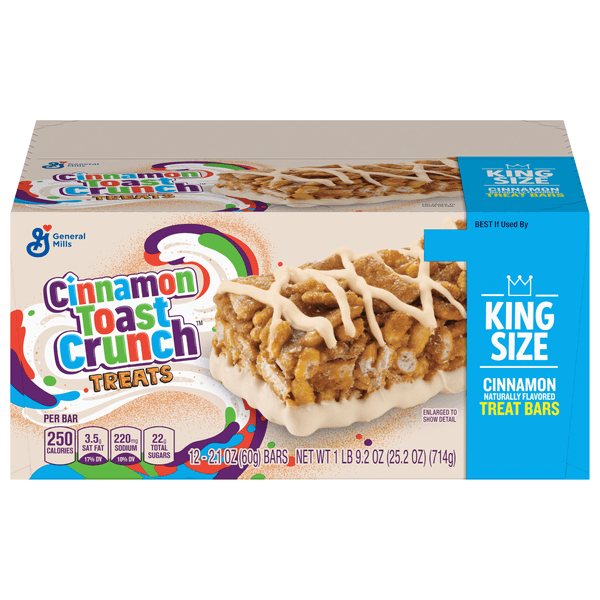Cinnamon Toast Crunch Treat Bars Cinnamon King Size
