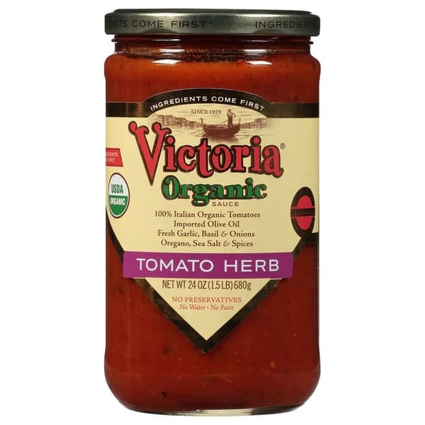 Victoria Pasta Sauce Tomato Herb Organic