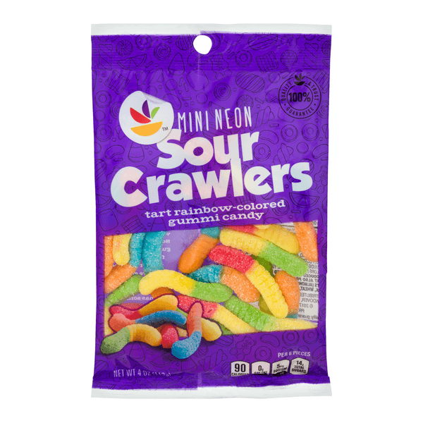 Stop & Shop Mini Neon Sour Candy Crawlers