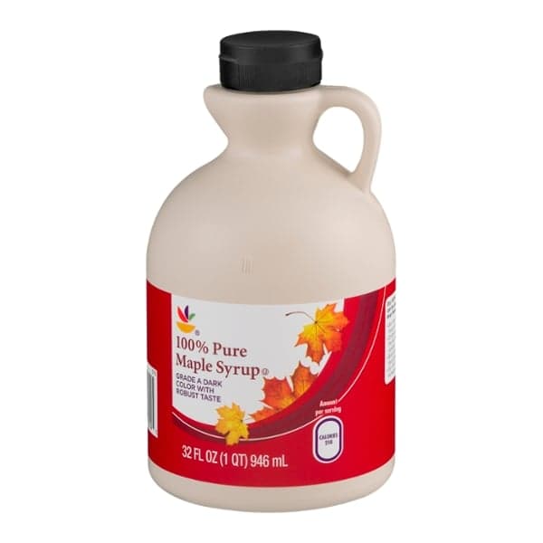 Stop & Shop Maple Syrup Dark Amber Grade A 100% Pure All Natural
