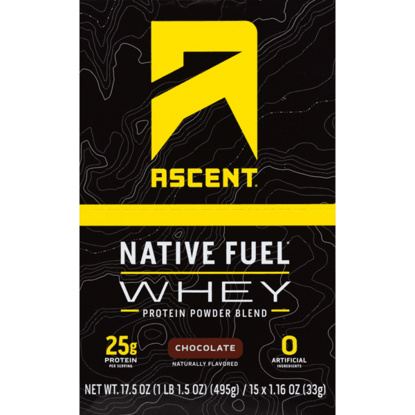 Ascent Native Fuel Whey Protein Powder Chocolate