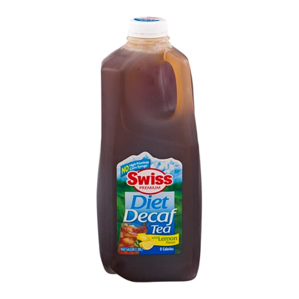 Swiss Premium Iced Tea Diet Decaf With Lemon Flavor
