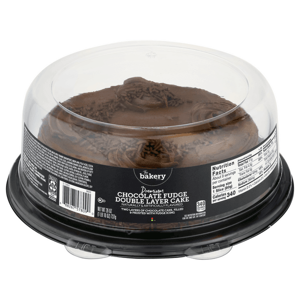 Stop & Shop The Bakery Premium Double Layer Chocolate Fudge Cake