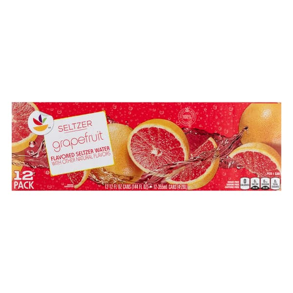 Our Brand Seltzer Water Grapefruit