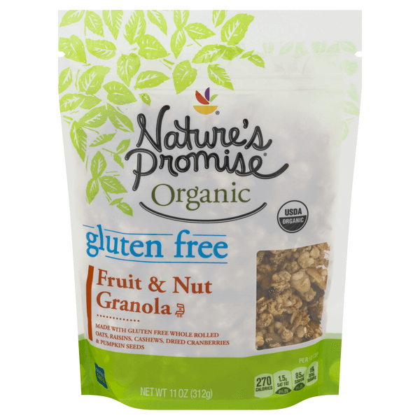 Nature'S Promise Organic Granola Fruit & Nut Gluten Free