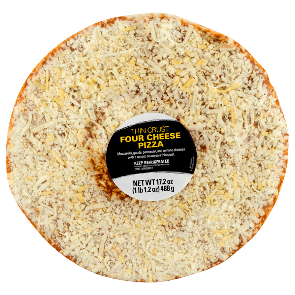 Giant Thin Crust Pizza Four Cheese