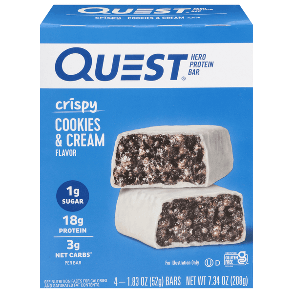 Quest Hero Crunch Bar Cookies & Crm