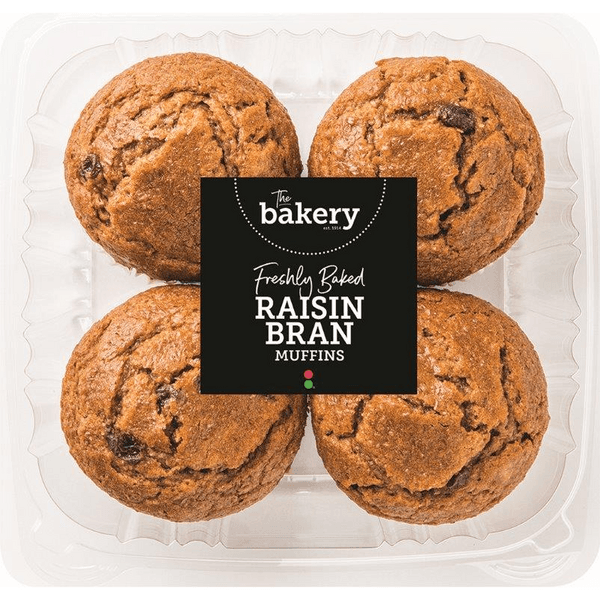 Stop & Shop The Bakery Freshly Baked Raisin Bran Muffins