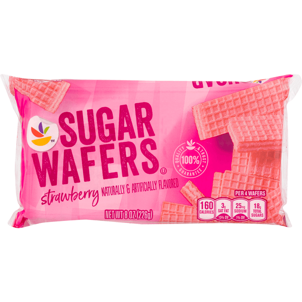 Stop & Shop Sugar Wafers Strawberry