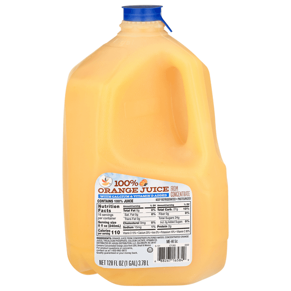 Our Brand Calcium & Vitamin D 100% Orange Juice